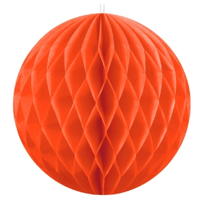 Globo papel de seda laranja 13cm
