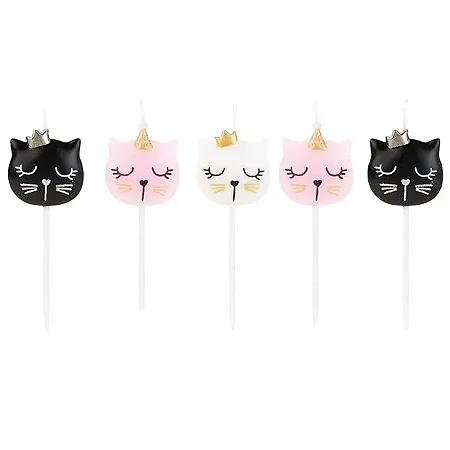 Vela gatos (5 un)