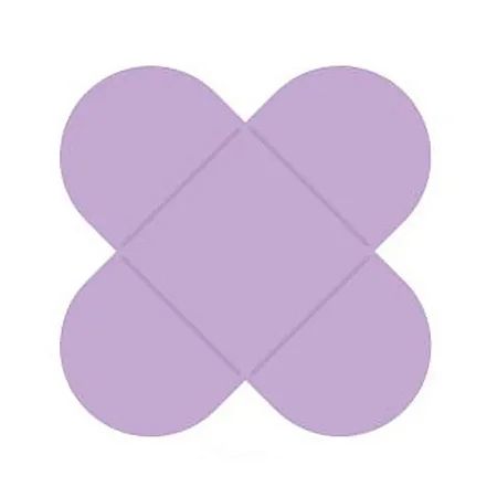 Forminha para doce lilás (50 und)
