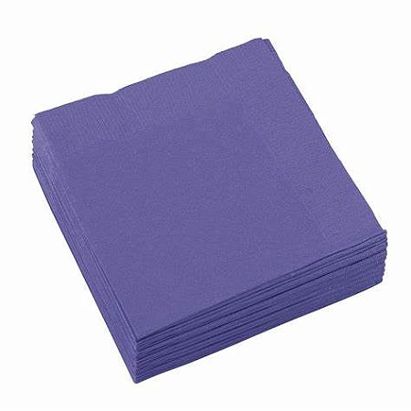 Guardanapo de papel roxo  (20 und)