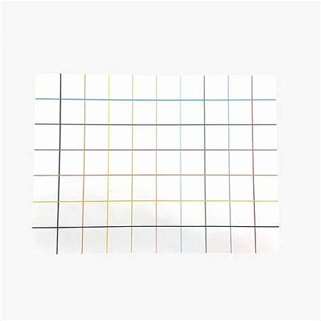 Jogo americano infantil grid colorido (5un)