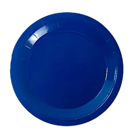 Prato de papel azul (10und)