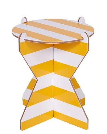 Boleira listra amarelo queimado P