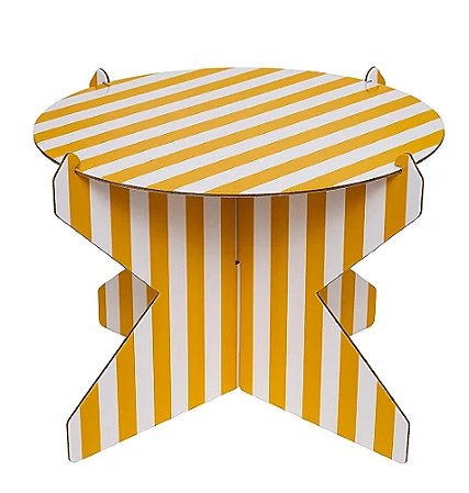 Boleira listra amarelo queimado M