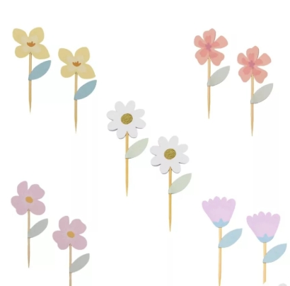 Toppers flores do campo (10 und)