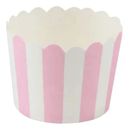 Forminha de cupcake rosa vertical (20 und)
