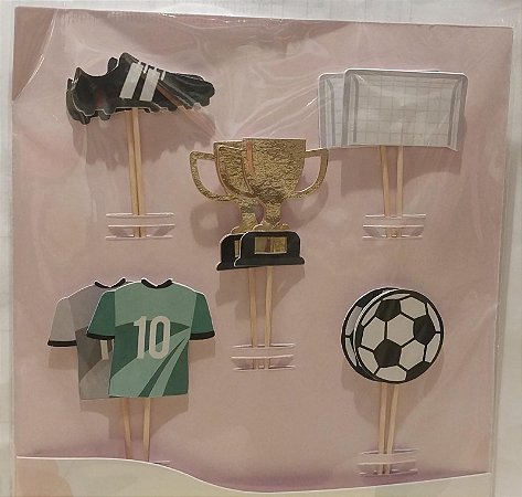 Toppers de doce futebol (10 und)