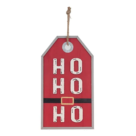 Quadro hohoho vermelho de natal