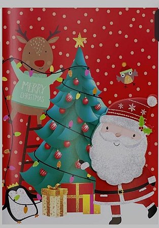 Cartão natal musical decorado (1 und)