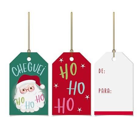 Tags para presente de natal (12 und)