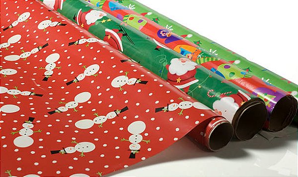 Papel presente sortido de natal (1 und)