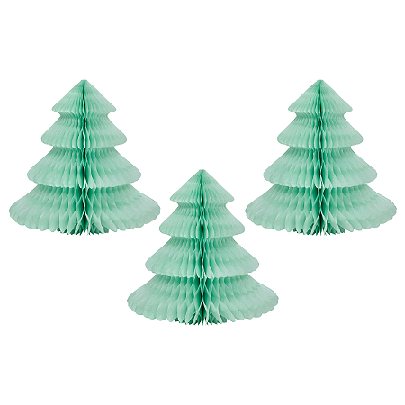 Árvore de natal P verde menta (3 und)