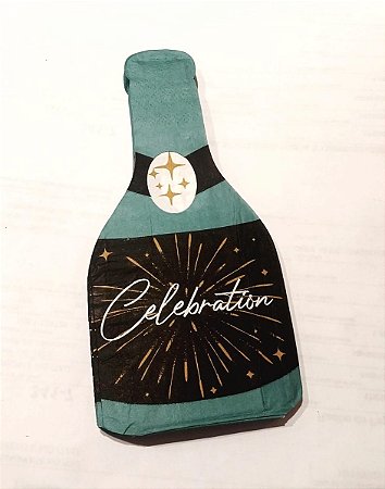 Guardanapo de papel formato de champagne (20 und)