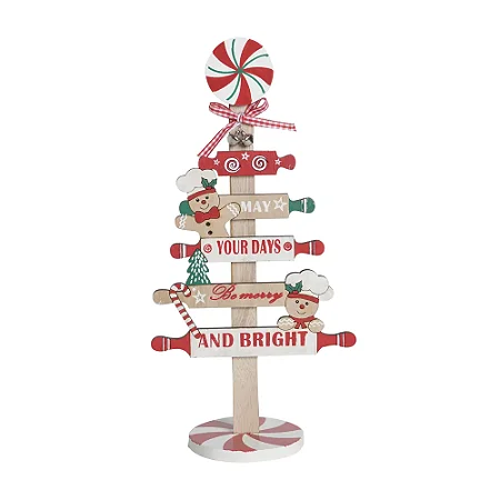 Placa decorativo gingerbread confeiteiro de natal (1 und)
