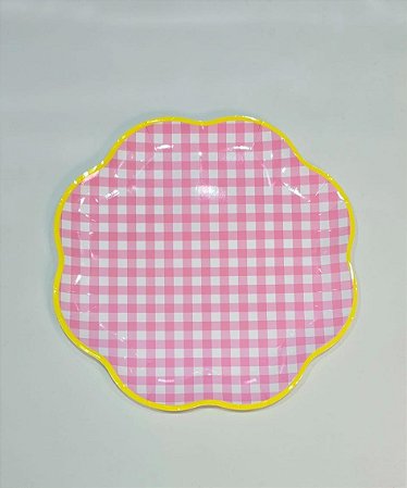 Prato xadrez sortido (08 un)