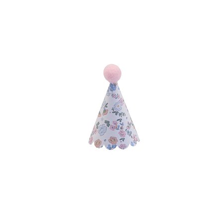 Mini chapeuzinho liberty rosa (10un)