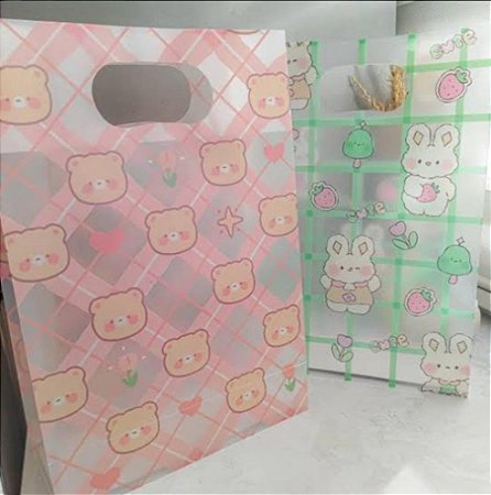 Sacola decorativa ursinhos sortidos (1 und)