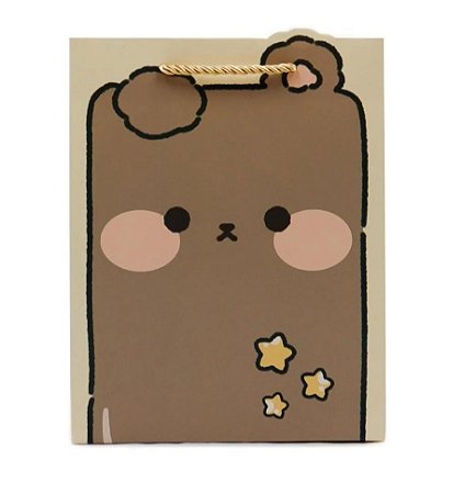 Sacola de presente animal urso M (1 und)