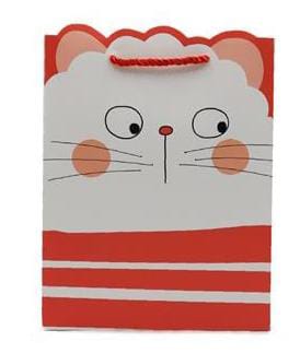 Sacola de presente animal gatinho M (1 und)