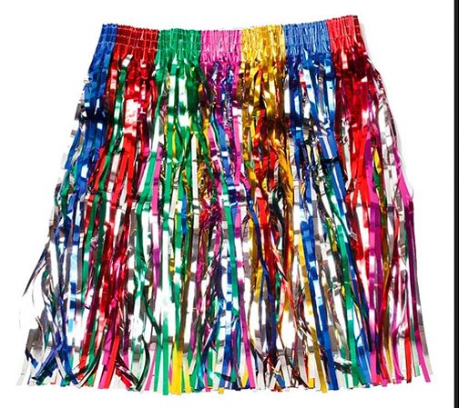 Saia havaiano metálica colorido (1 und)