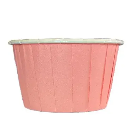 Forma de cupcake rosa clara lisa (20 unidades)