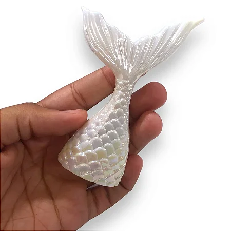 Calda de sereia nacarado (1und)