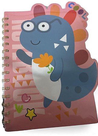 Caderno espiral motivacional animais (1und)