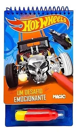 Livro aquabook hot wheels (1und)