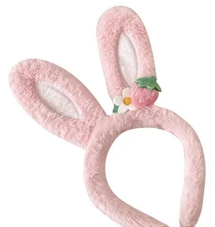 Tiara coelho páscoa pelúcia (1un)