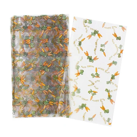 Saco poli cenourinha páscoa (1und)