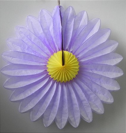 Margarida lilas/amarelo (1und)