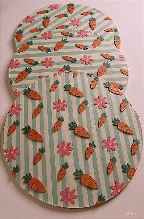 Porta-copo de cenoura (4und)