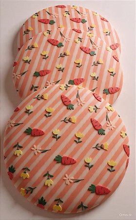 Porta-copo de cenoura (4und)