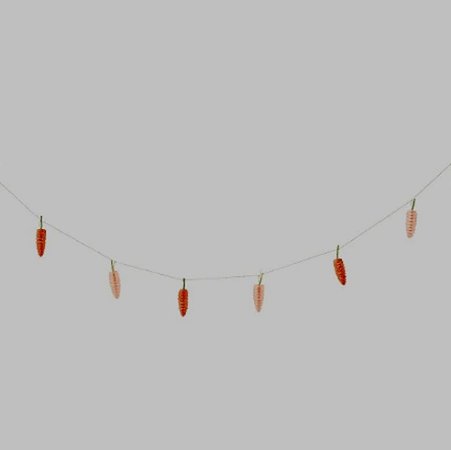 Guirlanda mini cenoura de páscoa ( 1 un)