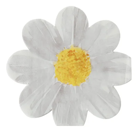 Guardanapo de papel flor branca (20 und)