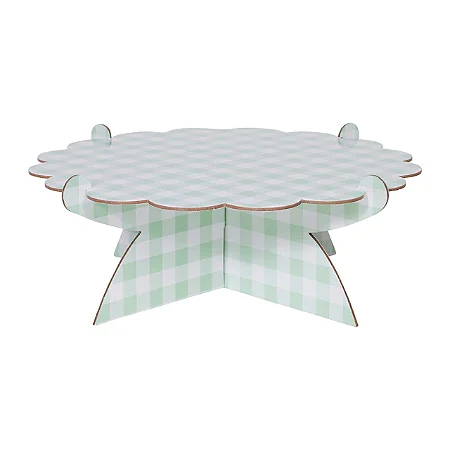 Boleira daisy xadrez verde chá