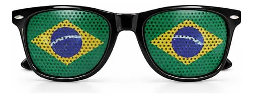 Óculos estampa de bandeira (1 und)