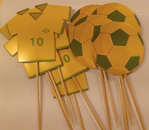 Toppers brasil (12 unidades)