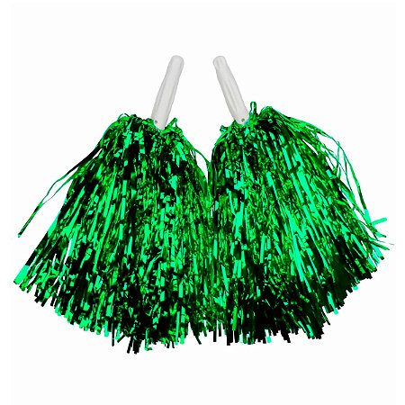 Pompom verde copa (02 un)