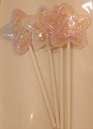 Topper de bolo estrelas (04und)