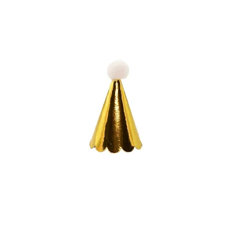Mini chapeuzinhos dourado (10und)