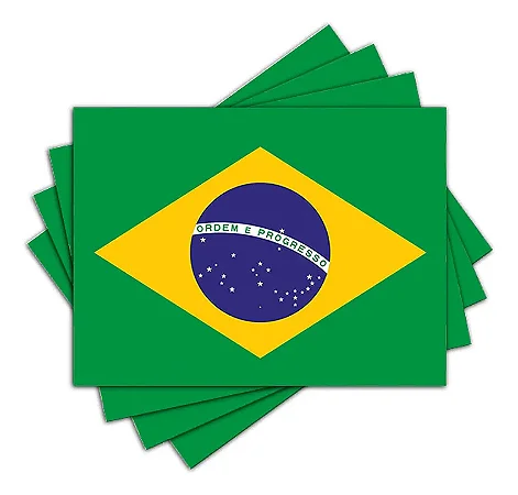 Jogo americano bandeira do brasil (5un)