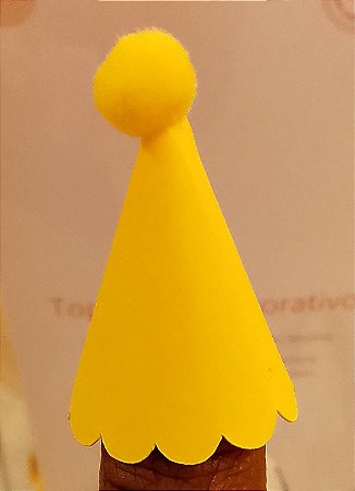 Mini chapeuzinho amarelo candy (10un)