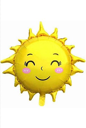 Balão metalizado sol (1 und)