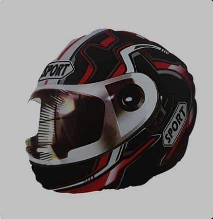 Balão metalizado capacete (1 und)