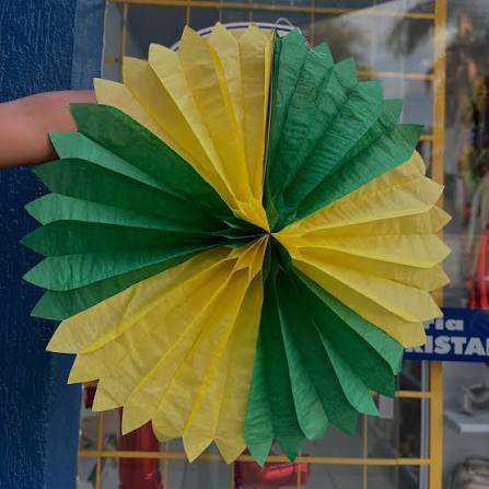 Leque decorativo brasil (1 und)