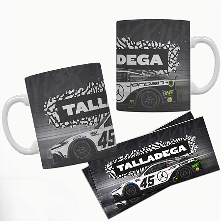 Caneca De Cerâmica 325ml - Nascar Cup - Reddick #45 - Talladega