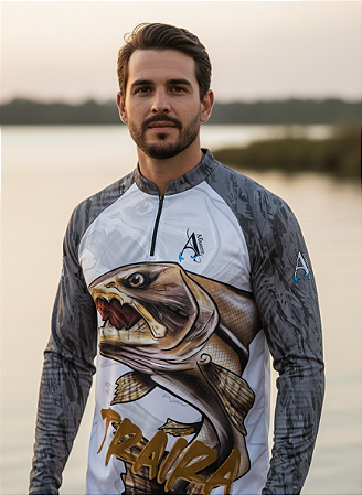 Camisa de Pesca UV50+ Traíra Fera das Águas Tempest