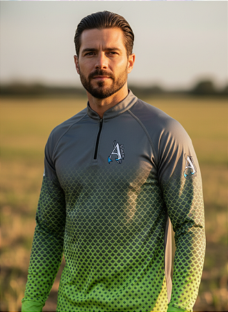 Camisa de Pesca UV50+ Armor Fish Green Surge