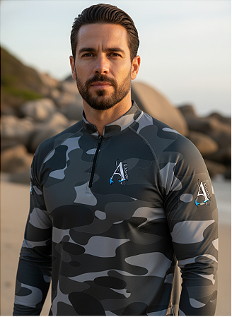 Camisa de Pesca UV50+ Stealth Tactic Flow